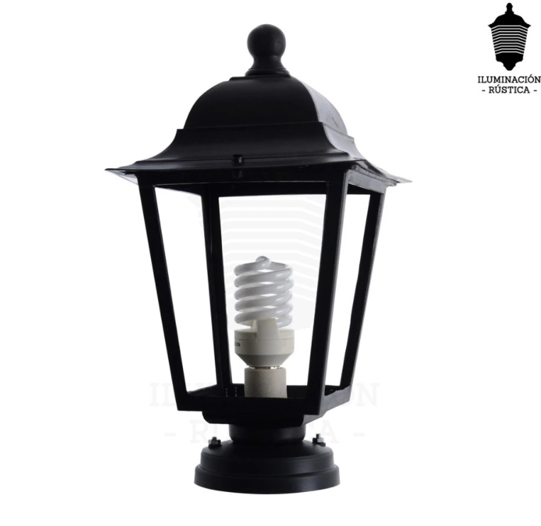 FAROL 4 CARAS DIFUS.VIDRIO C/BASE