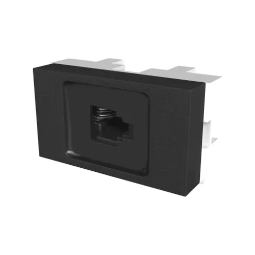 TOMA TELEFONO AMERICANO DE 4 VIAS-ELECTROMECANICOS-NEGRO