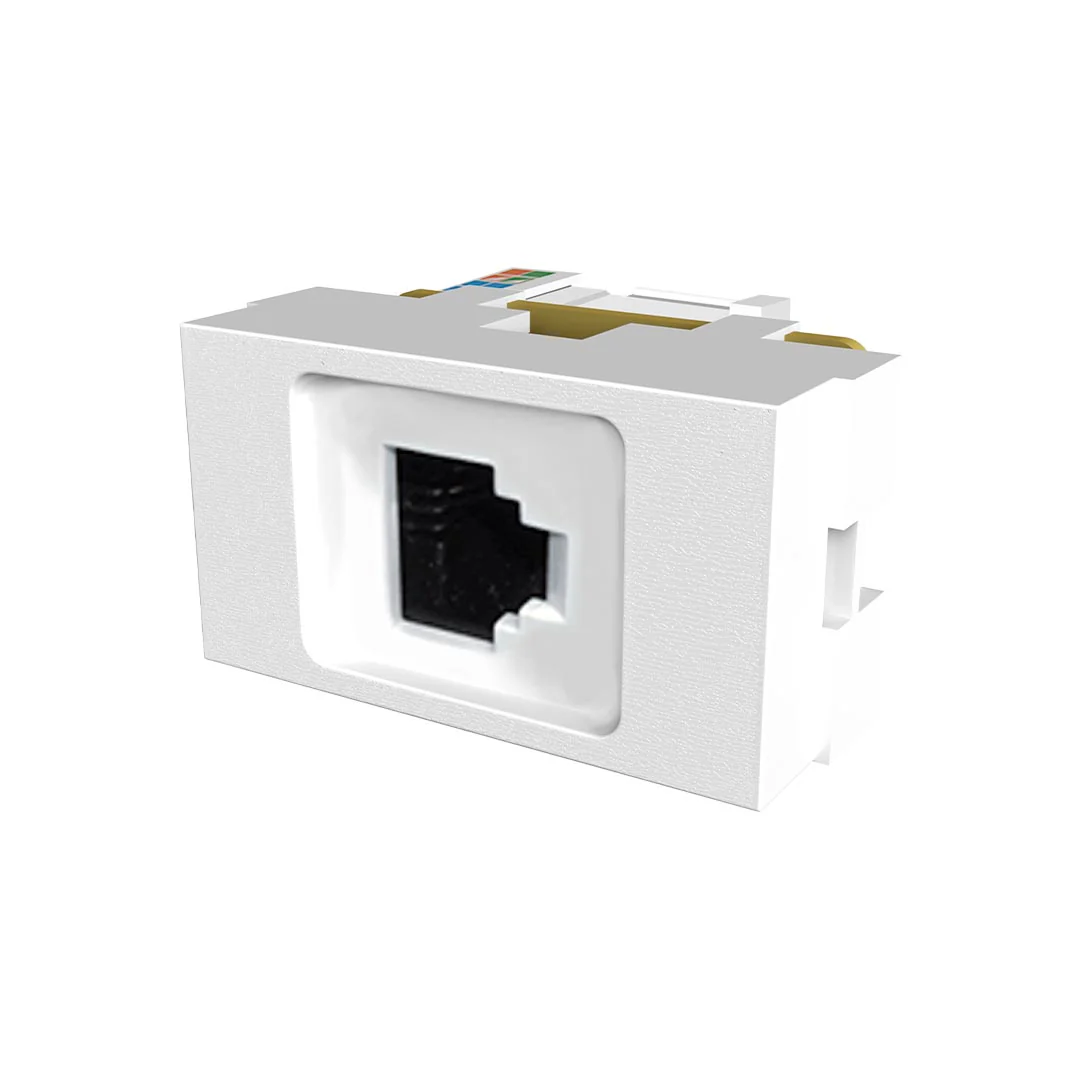 TOMA RJ 45 CAT. 5-DIMERIZABLE 220V-100W-BLANCO