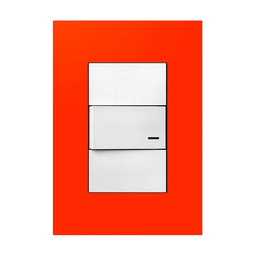TAPA PLATINUM-5 X 10 CM. 3 MODULOS-NARANJA