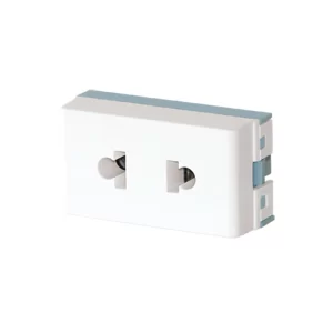 TOMACORRIENTE-BIPOLAR 125/250VCA - 15/10A-BLANCO