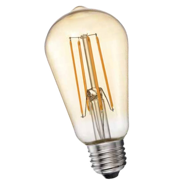 Filamento LED ST64 8W Golden E27