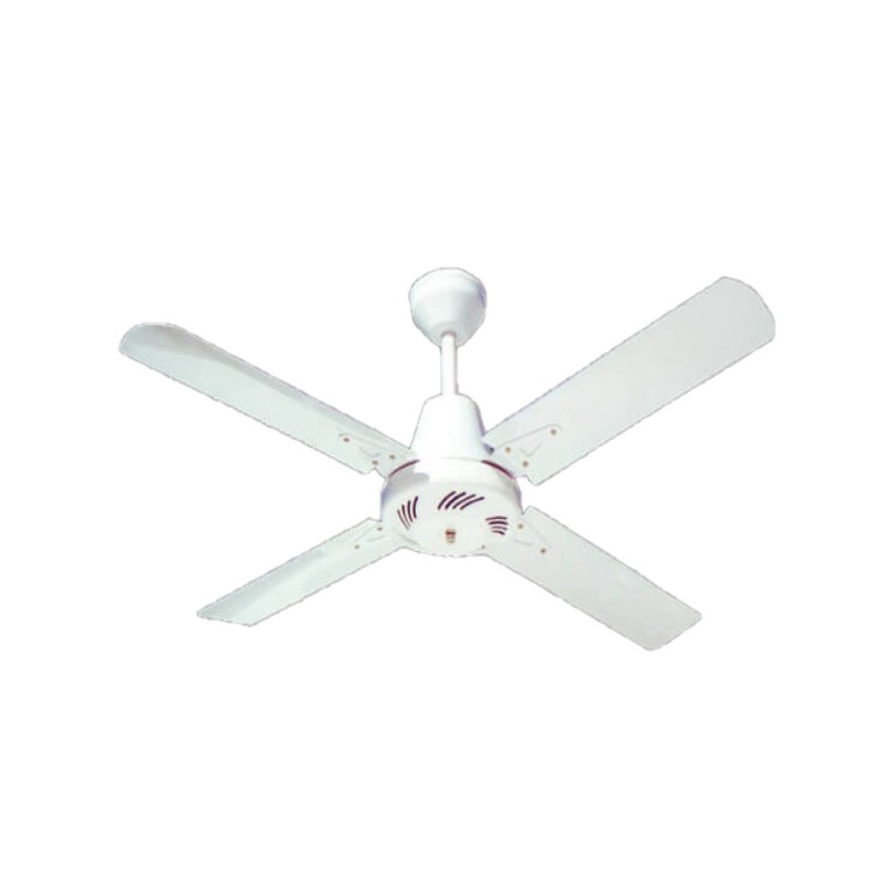 VENTILADOR DE TECHO DE CUATRO PALAS METAL 1200 MM. (Blanco, Marron o Negro)