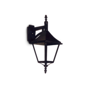 Farol cuadrado pared con ménsula invertida 80-81/A E27