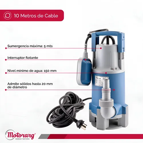 Bombas de desagote linea SAP/SAP as monofasicas - Imagen 2