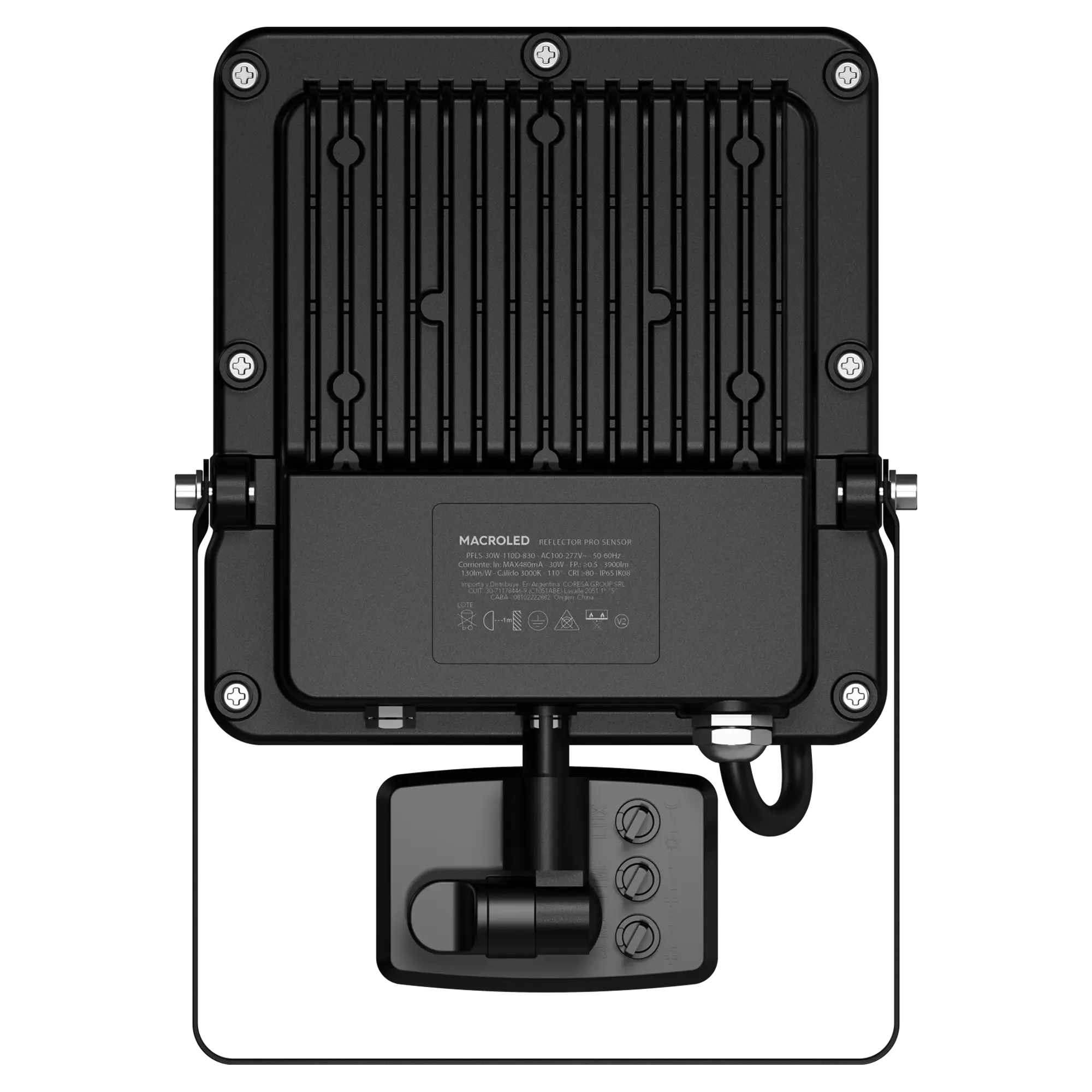 Reflector Pro con Sensor 30W MACROLED - Imagen 2