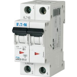 Interruptores Termomagnéticos Bipolares Eaton Moeller MMC6 —