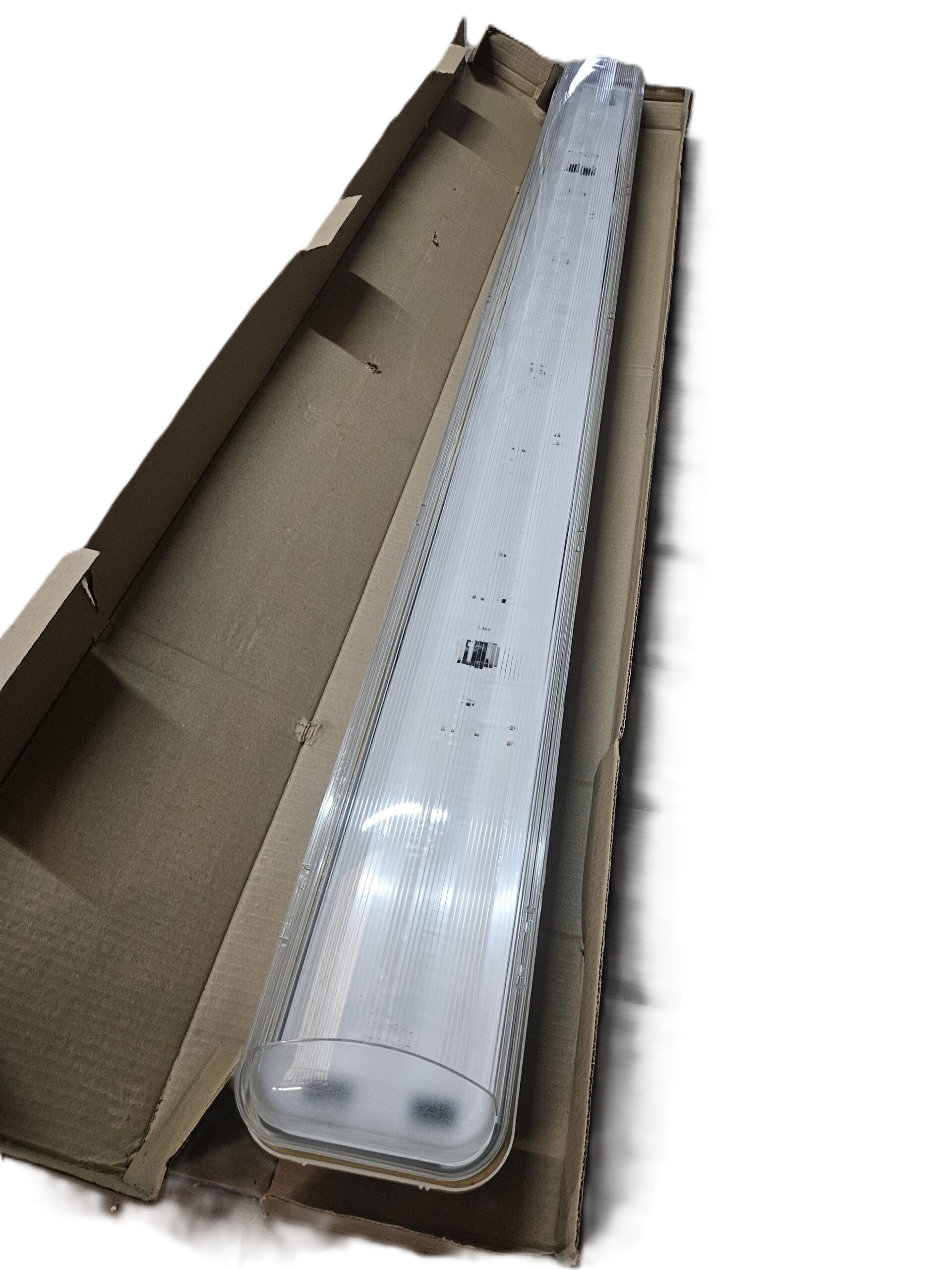 Luminaria 2x58W MAREA IX fluorescente c/luz Emergencia
