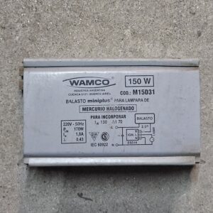 Balasto 150w sodio y halogenuros Wamco