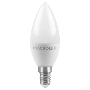Lampara Led Bulbo Vela C37 E14 6W