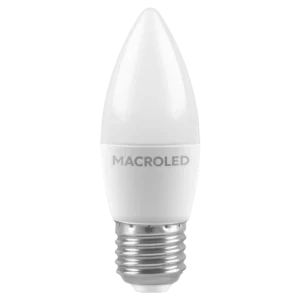 Lampara Led Bulbo Vela C37 E27 6W